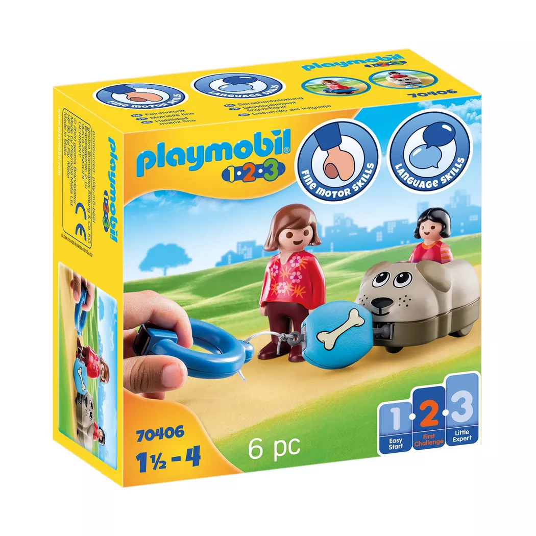 Playmobil - 70406 Mein Schiebehund, Multicolor