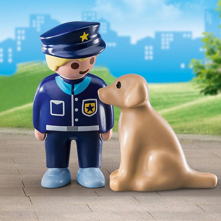Playmobil  70408 Polizist mit Hund 