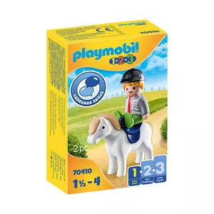 70410 Garçon avec poney
