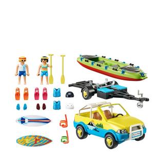 Playmobil  70436 Auto da spiaggia con rimorchio per canoa  