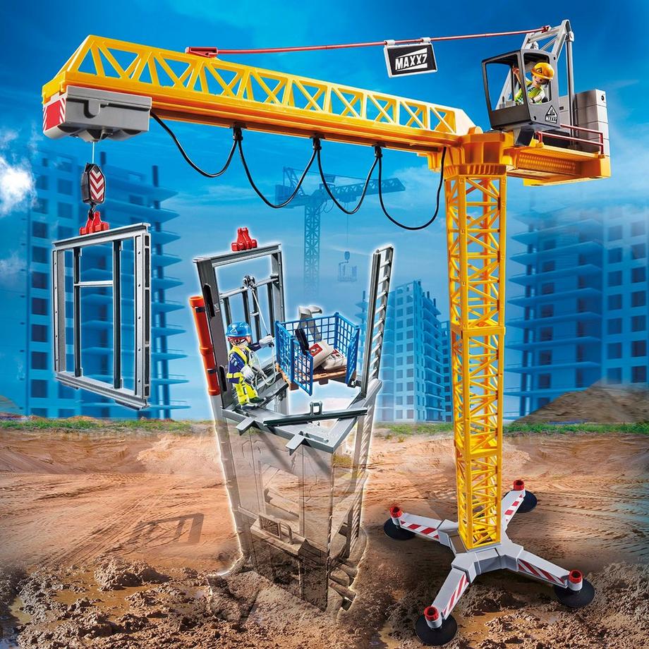 Playmobil  70441 Grue de construction RC avec composant 