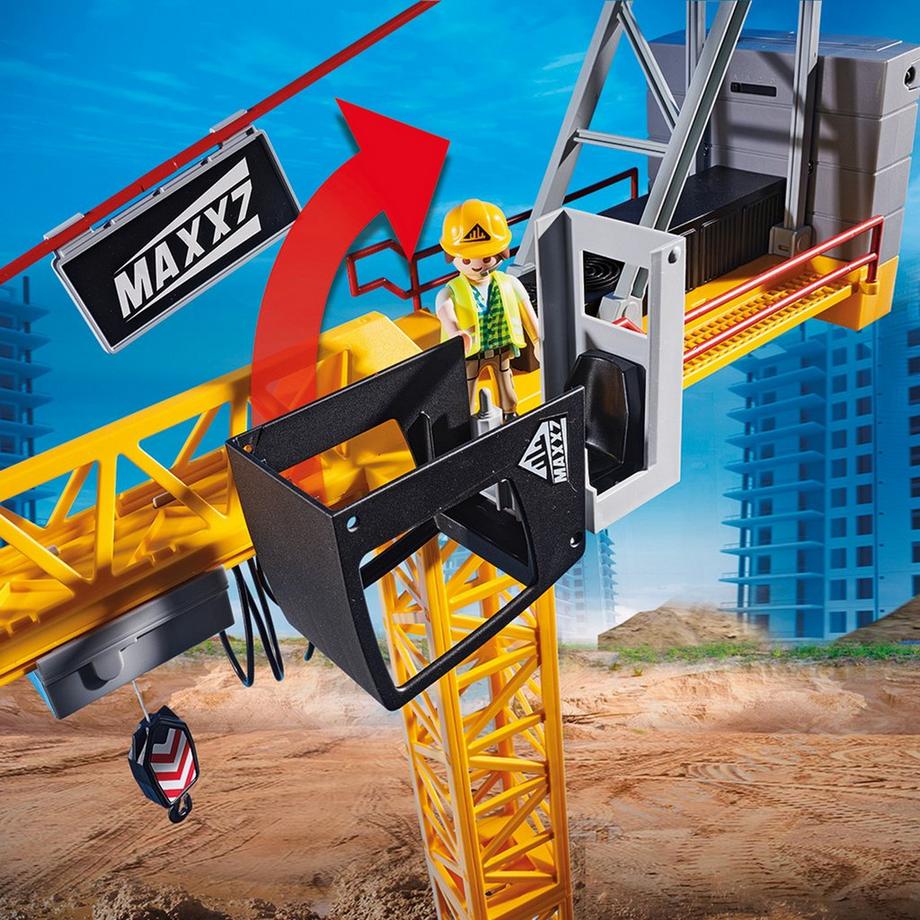 Playmobil  70441 Grue de construction RC avec composant 