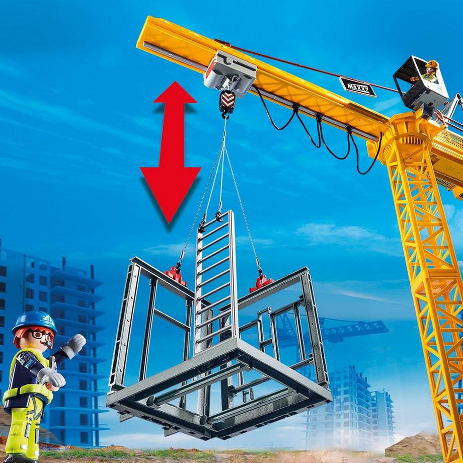 Playmobil  70441 Grue de construction RC avec composant 