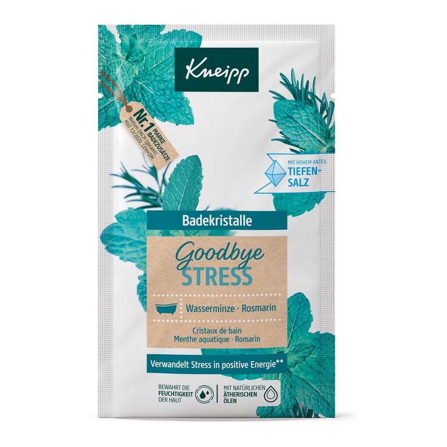 Kneipp  Badekristalle Goodbye Badekristalle Goodbye – Wasserminze & Rosmarin 