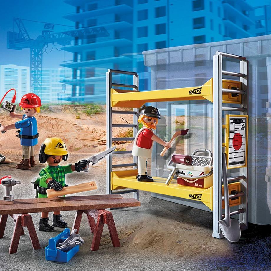 Playmobil  70446 Echafaudage avec les artisans 