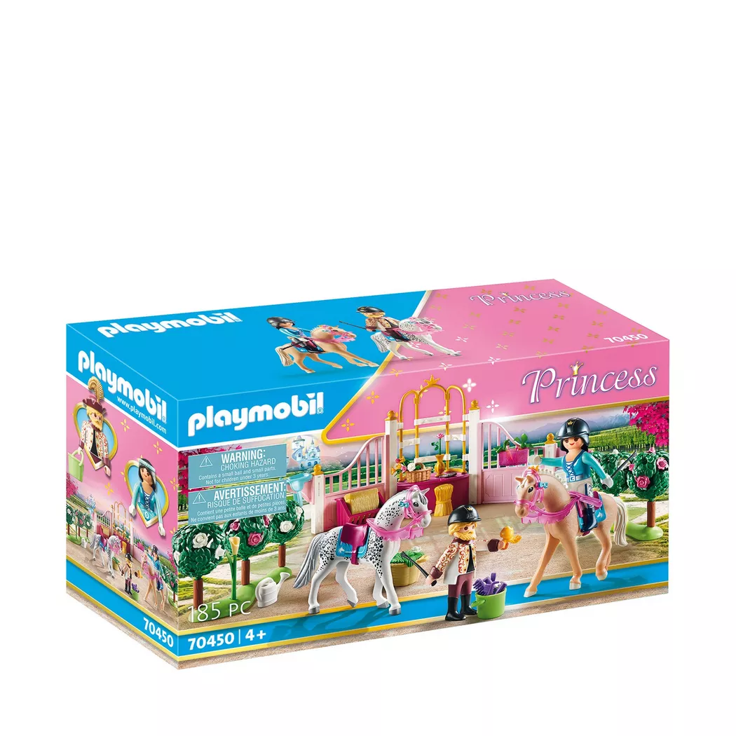 Playmobil - 70450 Reitunterricht im Pferdestall, Multicolor