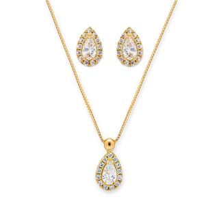 L' Atelier Gold 18 Karat by Manor  Parure collana/orecchini 