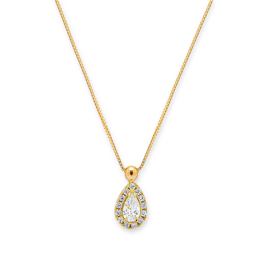 L' Atelier Gold 18 Karat by Manor  Set Collier/Ohrschmuck 