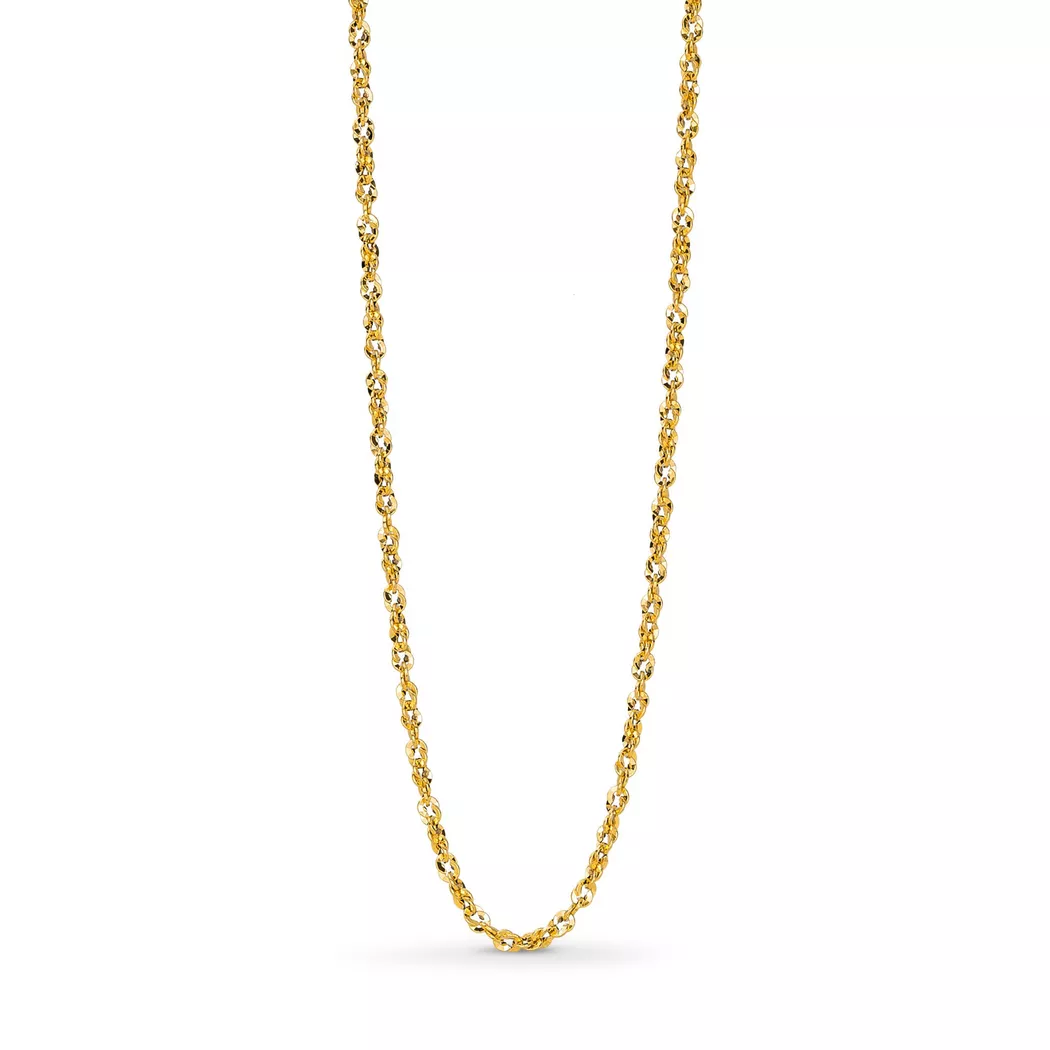 L' Atelier Gold 18 Karat by Manor - Halskette, 40, Gelbgold