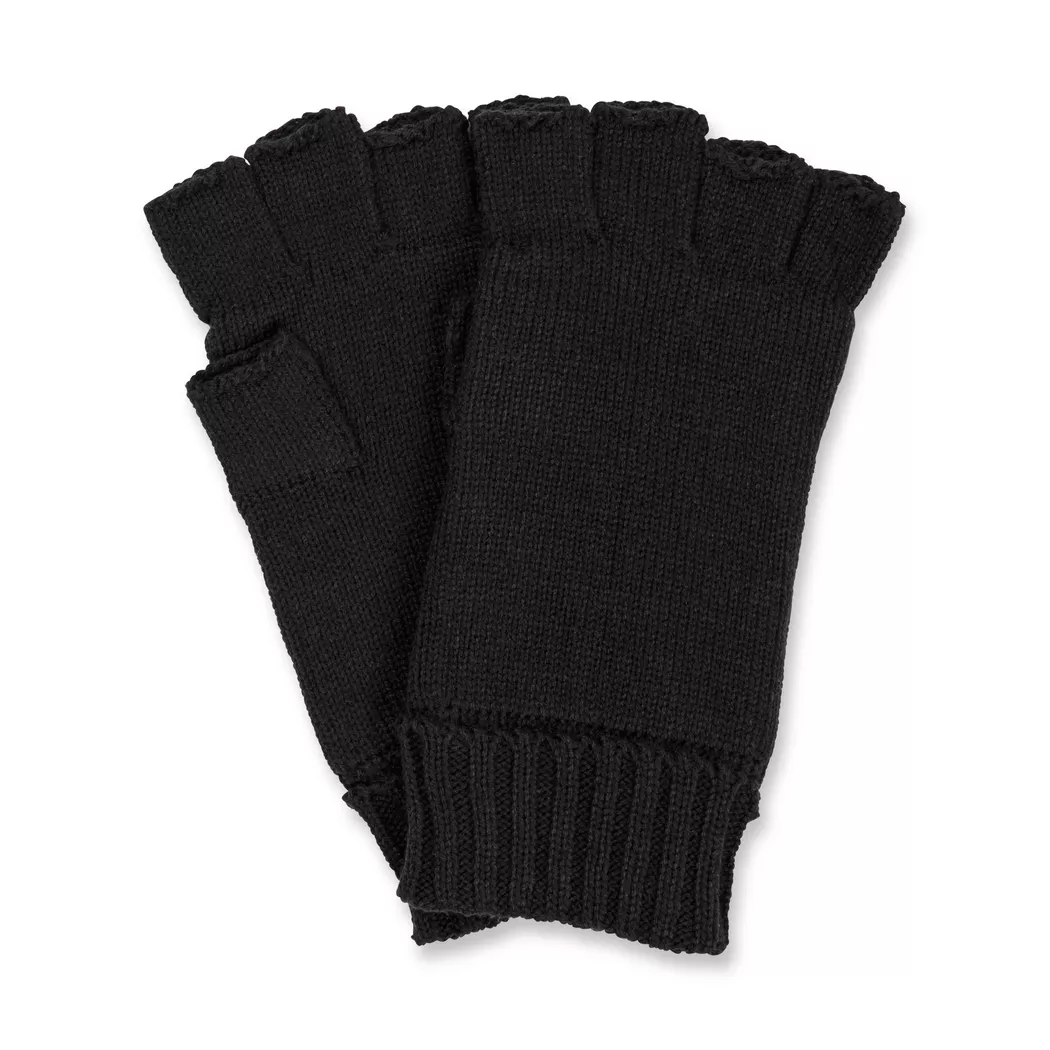 Manor Man - Strickhandschuhe, für Herren, Black, Größe L/XL