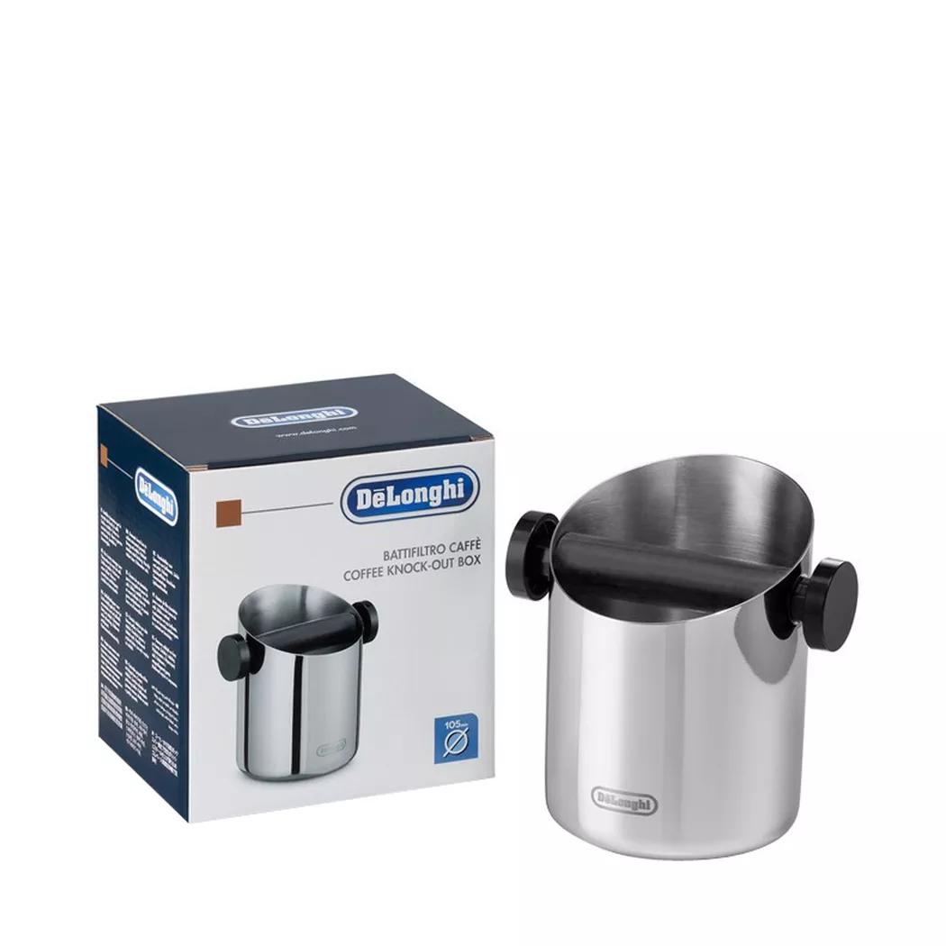 Delonghi – Abklopfbehälter, Chrom