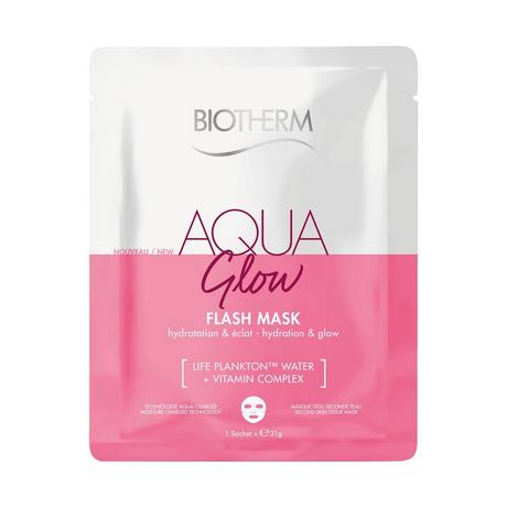 BIOTHERM SUPER CONCENTRATES Masque en tissu Aqua Flash Glow  