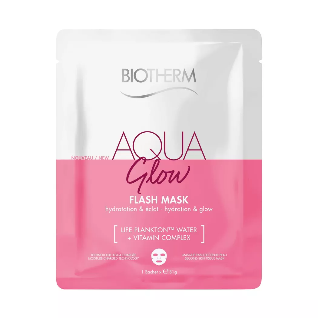 Biotherm - Tuchmaske Aqua Flash Glow, Super Concentrates, 36 g