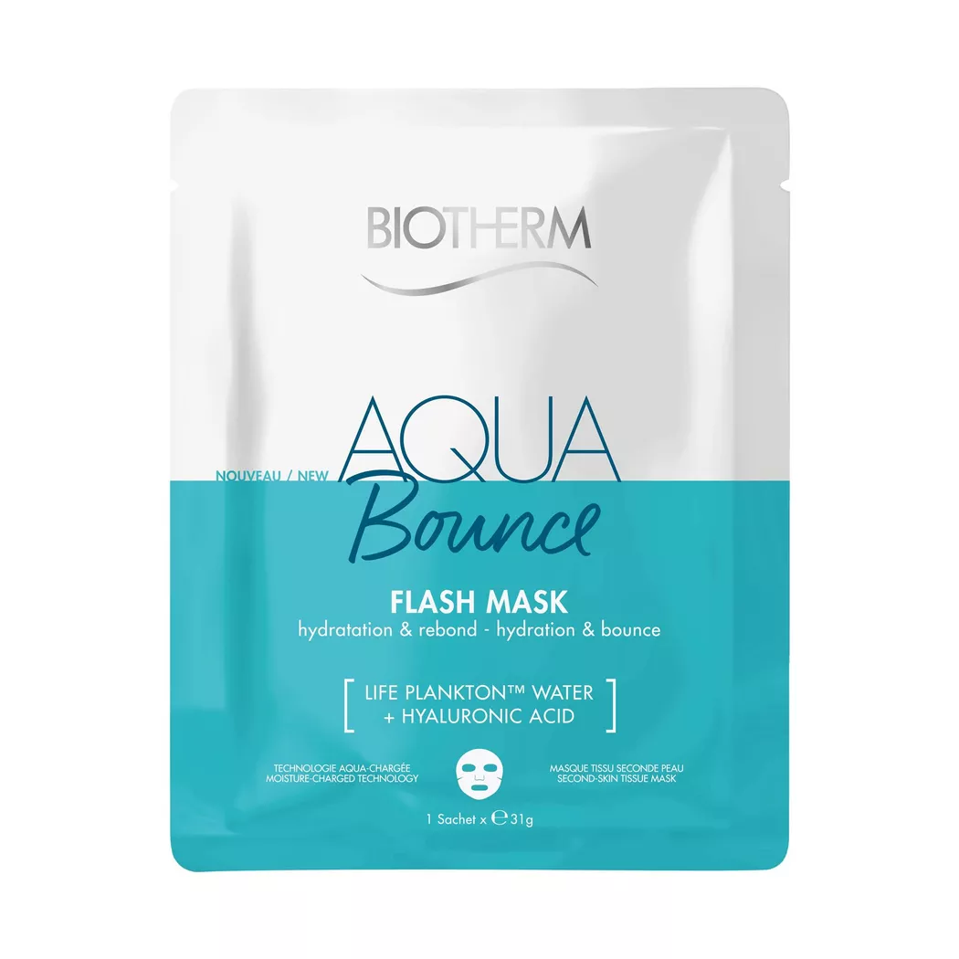 Biotherm - Tuchmaske Aqua Flash Bounce, Super Concentrates, 36 g