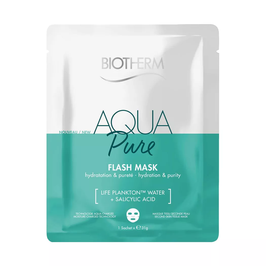 Biotherm - Tuchmaske Aqua Flash Pure, Super Concentrates, 36 g