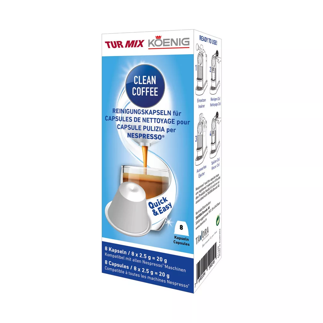 Turmix – Reinigungstabletten, Blau