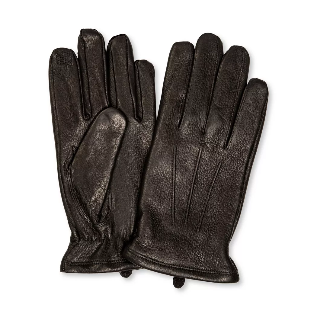 Manor Man - Fingerhandschuhe, für Herren, Black, Größe L