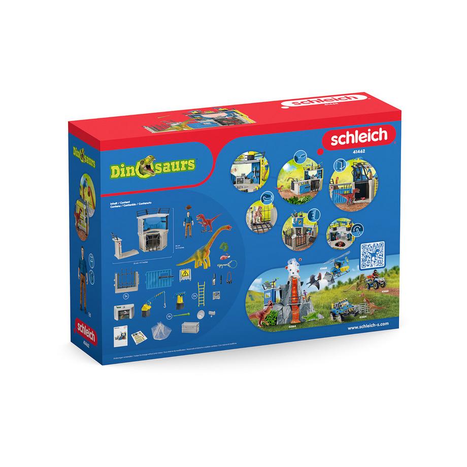 Schleich  41462 Grande stazione di ricerca di dinosauri 