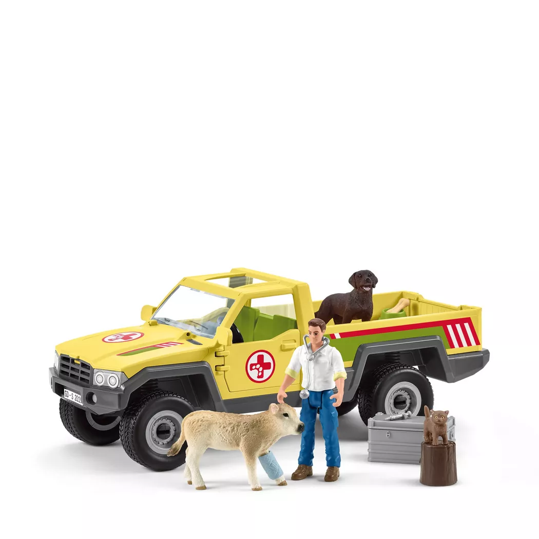 Schleich - Tierarztbesuch auf dem Bauernhof, Multicolor