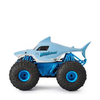 Monster Jam  Megalodon Storm, ferngesteuertes Amphibienfahrzeug in Hai-Optik für Land und Wasser 
