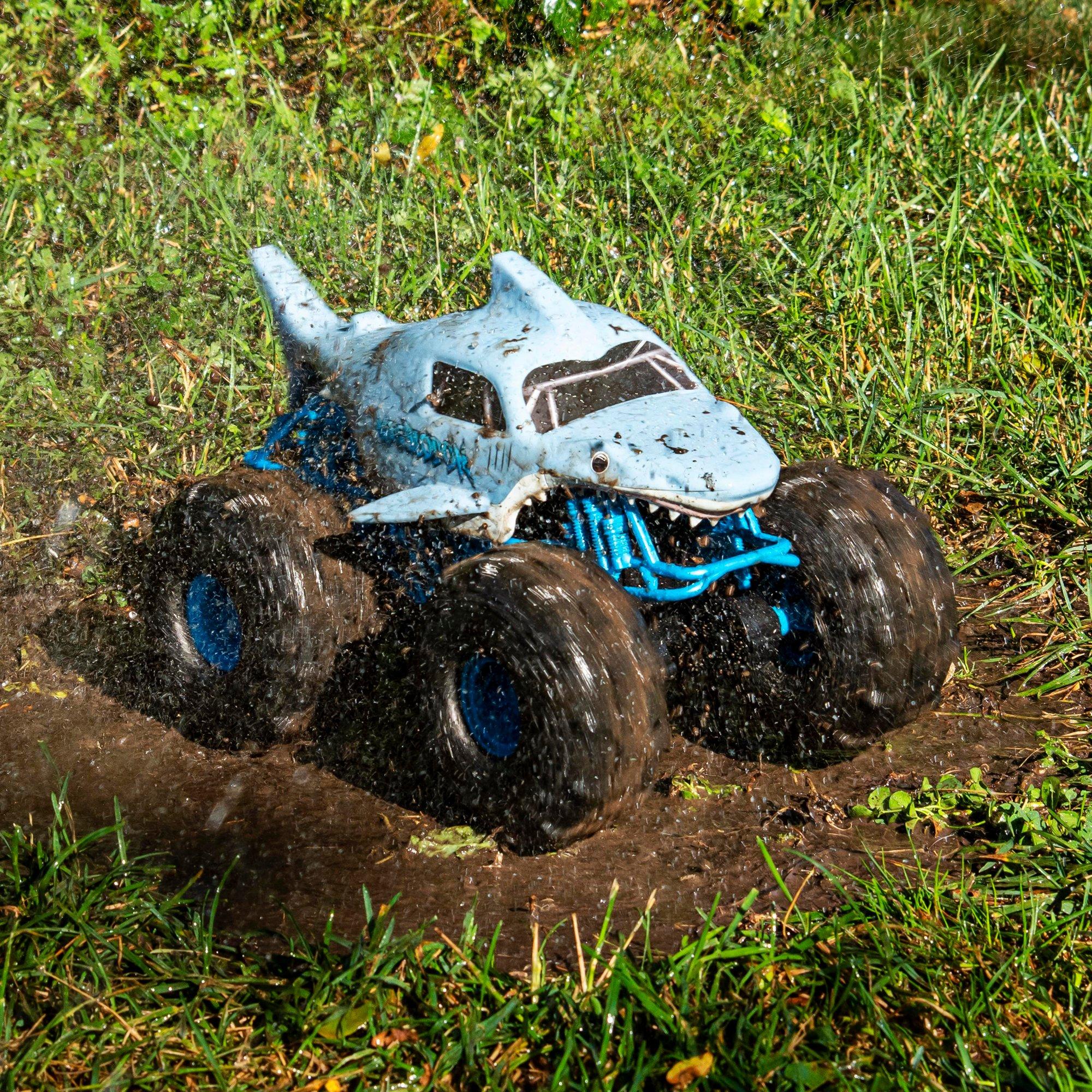 Monster Jam  Veicolo Radicomandato Megalodon Storm, per tutti i tipi di terreno 