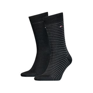 TOMMY HILFIGER TH MEN SMALL STRIPE SOCK 2P Gambaletti, 2-pack 