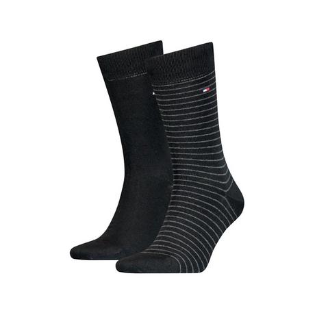 TOMMY HILFIGER TH MEN SMALL STRIPE SOCK 2P Duopack, wadenlange Socken 