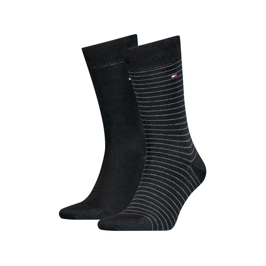 TOMMY HILFIGER Small Stripe Duopack Wadenlange Socken  