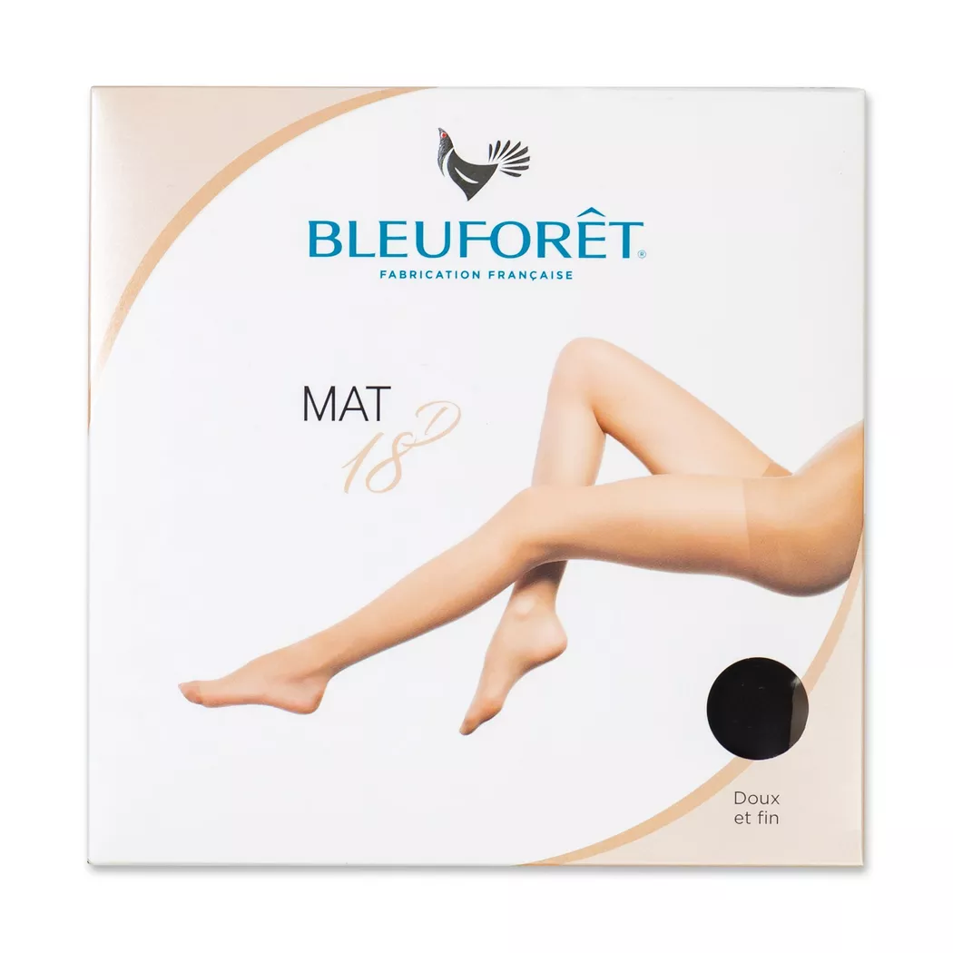 BLEU FORET - Strumpfhose, 18Den, für Damen, Black, Größe I-II