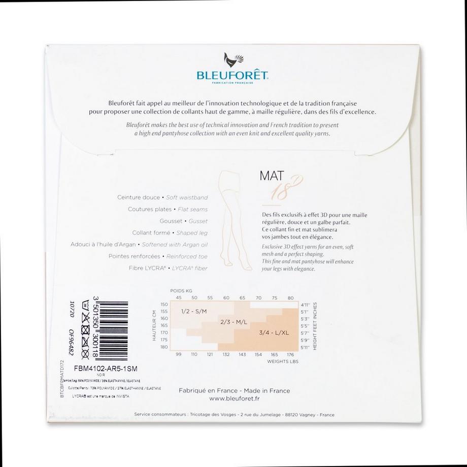 BLEU FORET Matte 18 Den Strumpfhose  