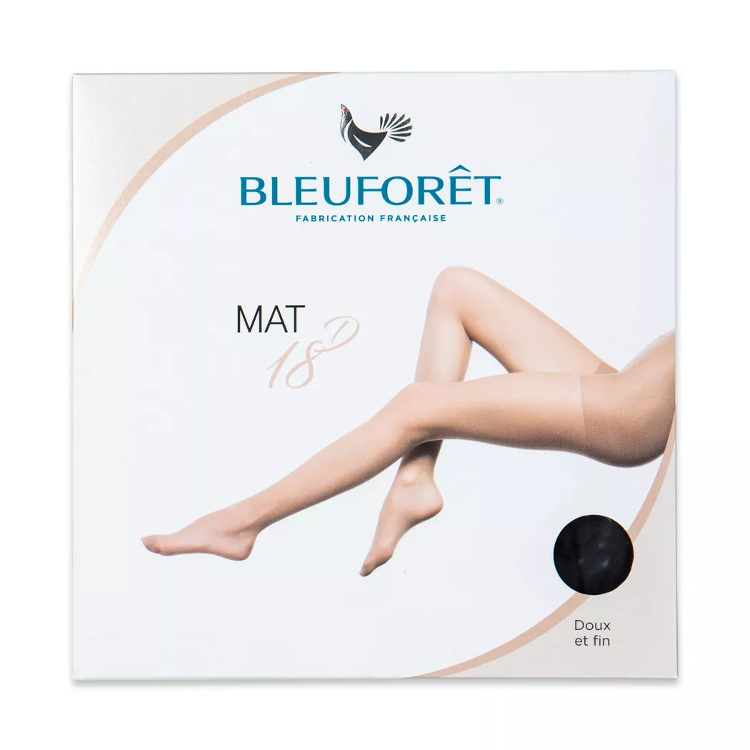 BLEU FORET - Strumpfhose, 18Den, für Damen, Grau, Größe I-II