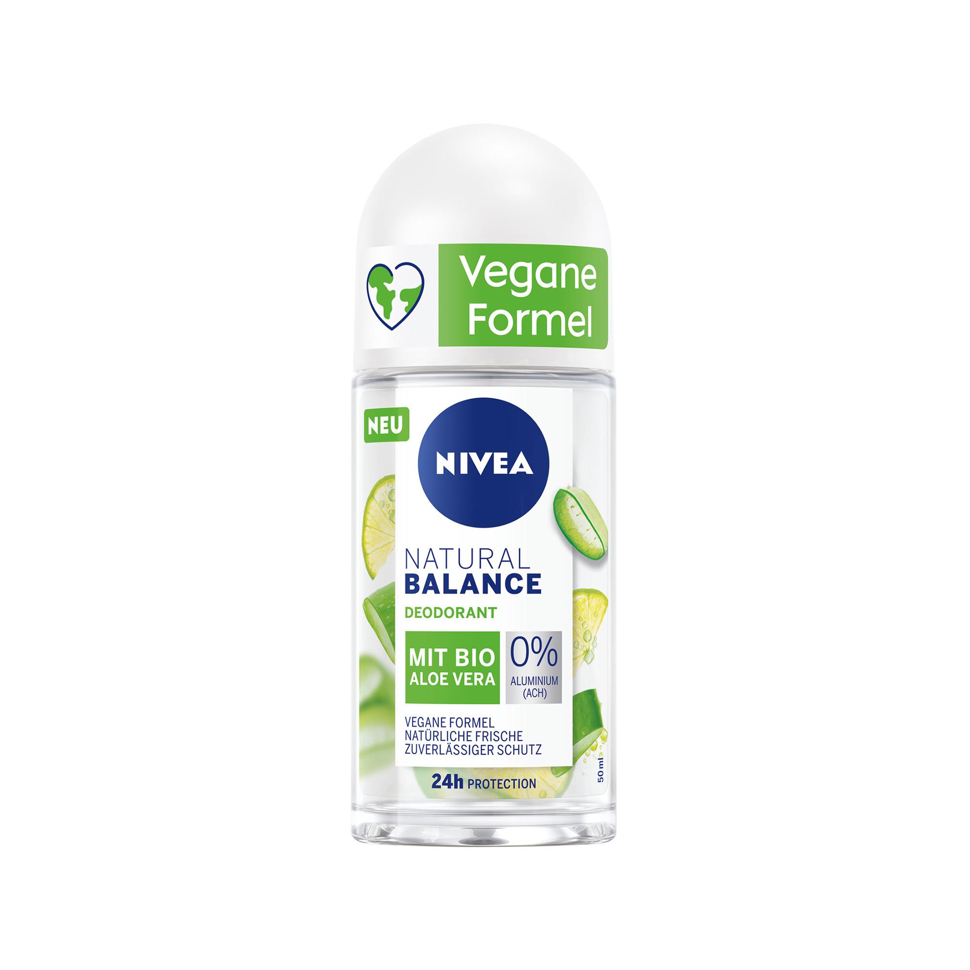 Image of Deo Natural Balance Bio Aloe Vera Roll-on Female Damen 50ml