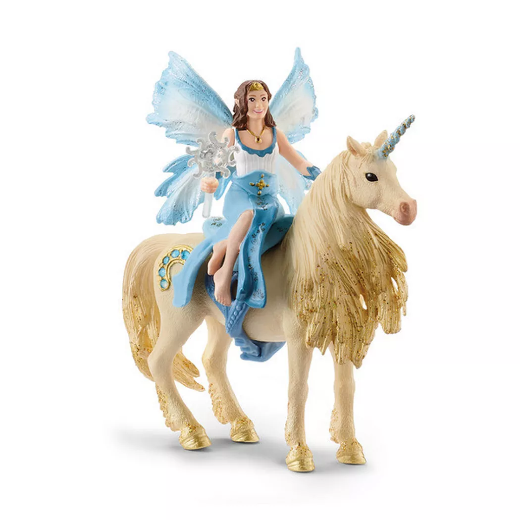 Schleich - 42508 Eyelas Ausritt auf Goldeinhorn, Multicolor