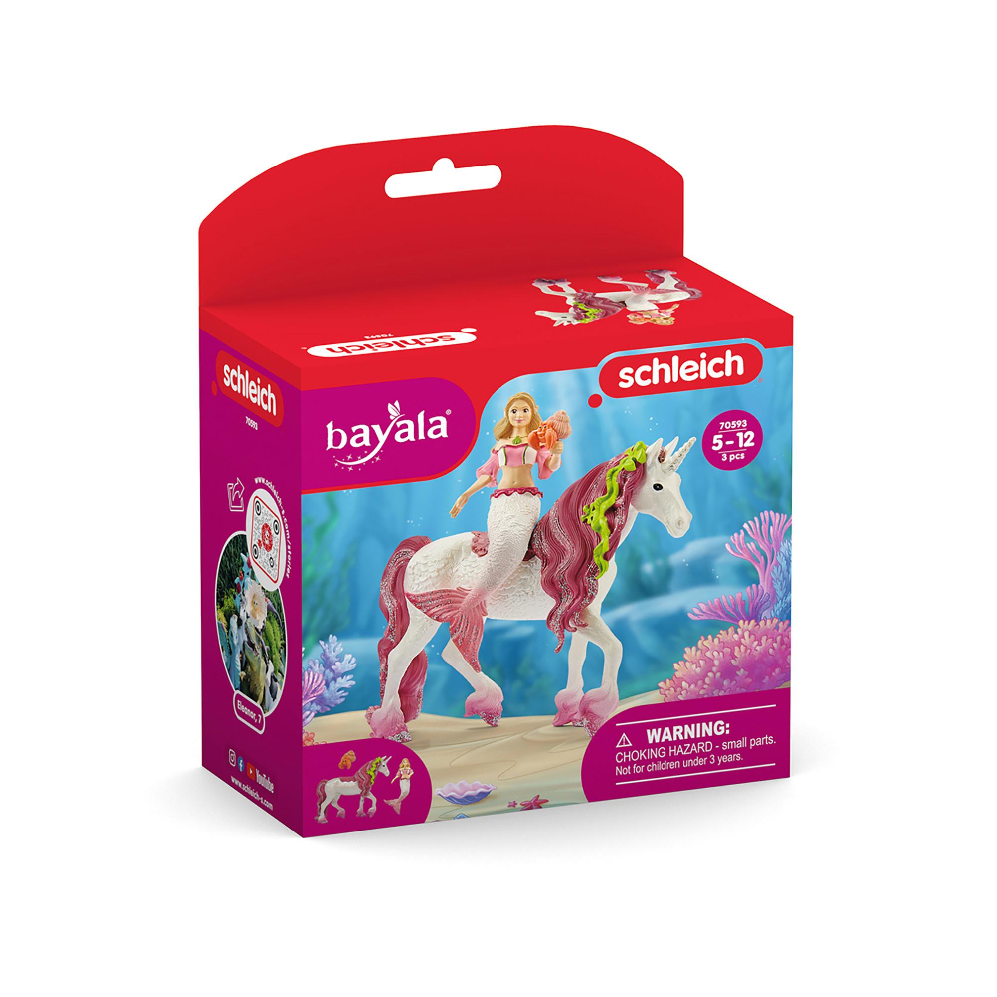 Schleich  70593 La sirène Feya sur la licorne sous-marine 