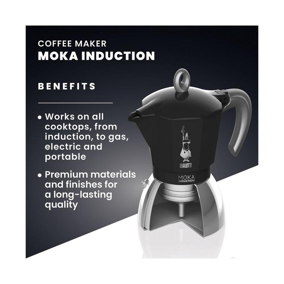 BIALETTI Cafetière NEW MOKA INDUCTION 