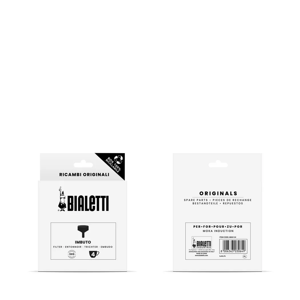 Bialetti - Filtertrichter, 59mm, Chrom