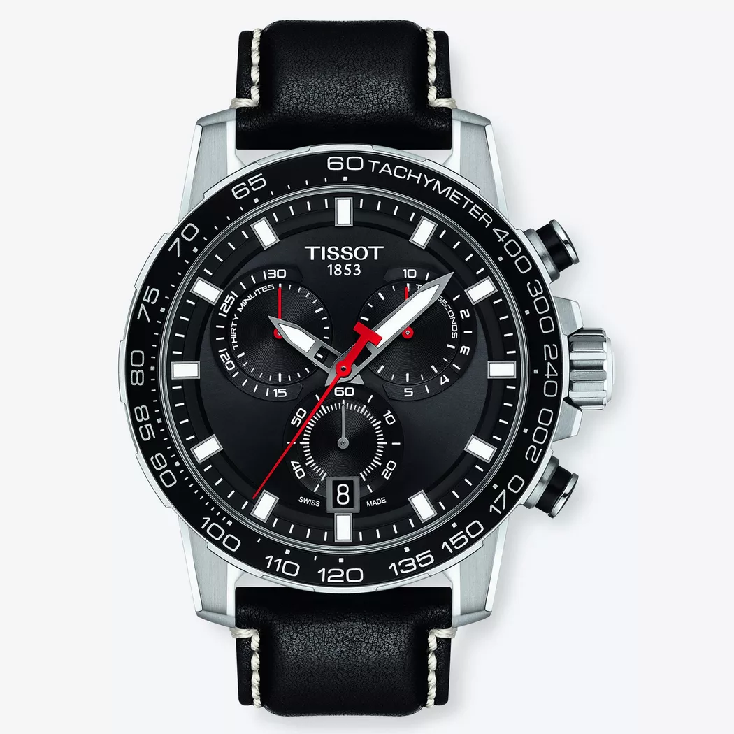 Tissot - Chronograph Uhr, Supersport Chrono, 45mm, Black