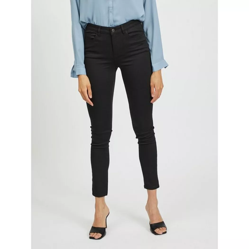 VILA - Jeans, für Damen, Black, Größe S