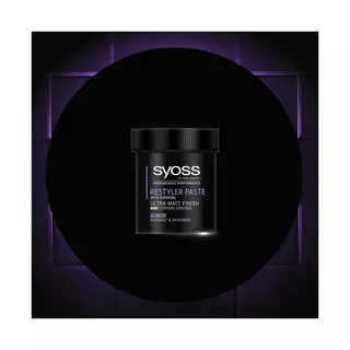 syoss Syoss Restyler Paste 130ml Paste Restyler with Charcoal 