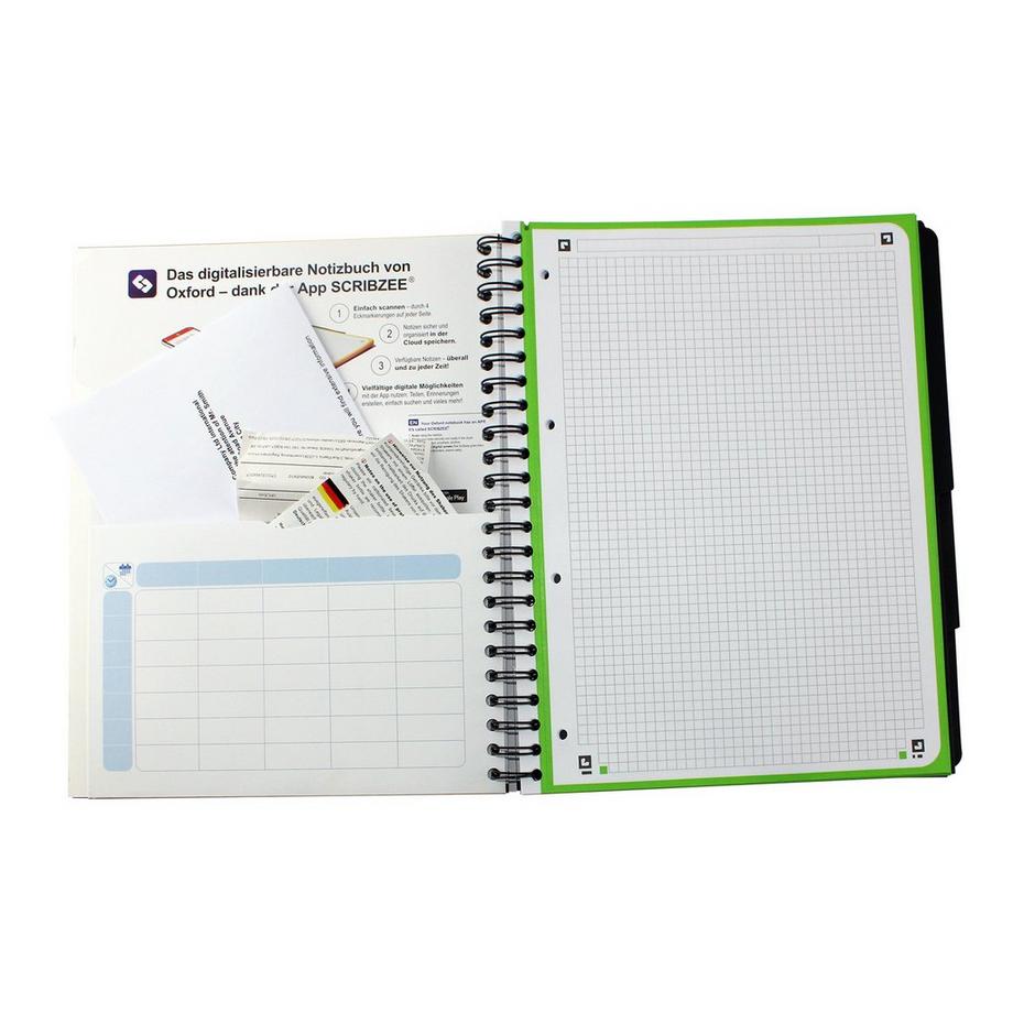 Oxford Gebundenes Notizbuch
 Inkl. Whiteboard 