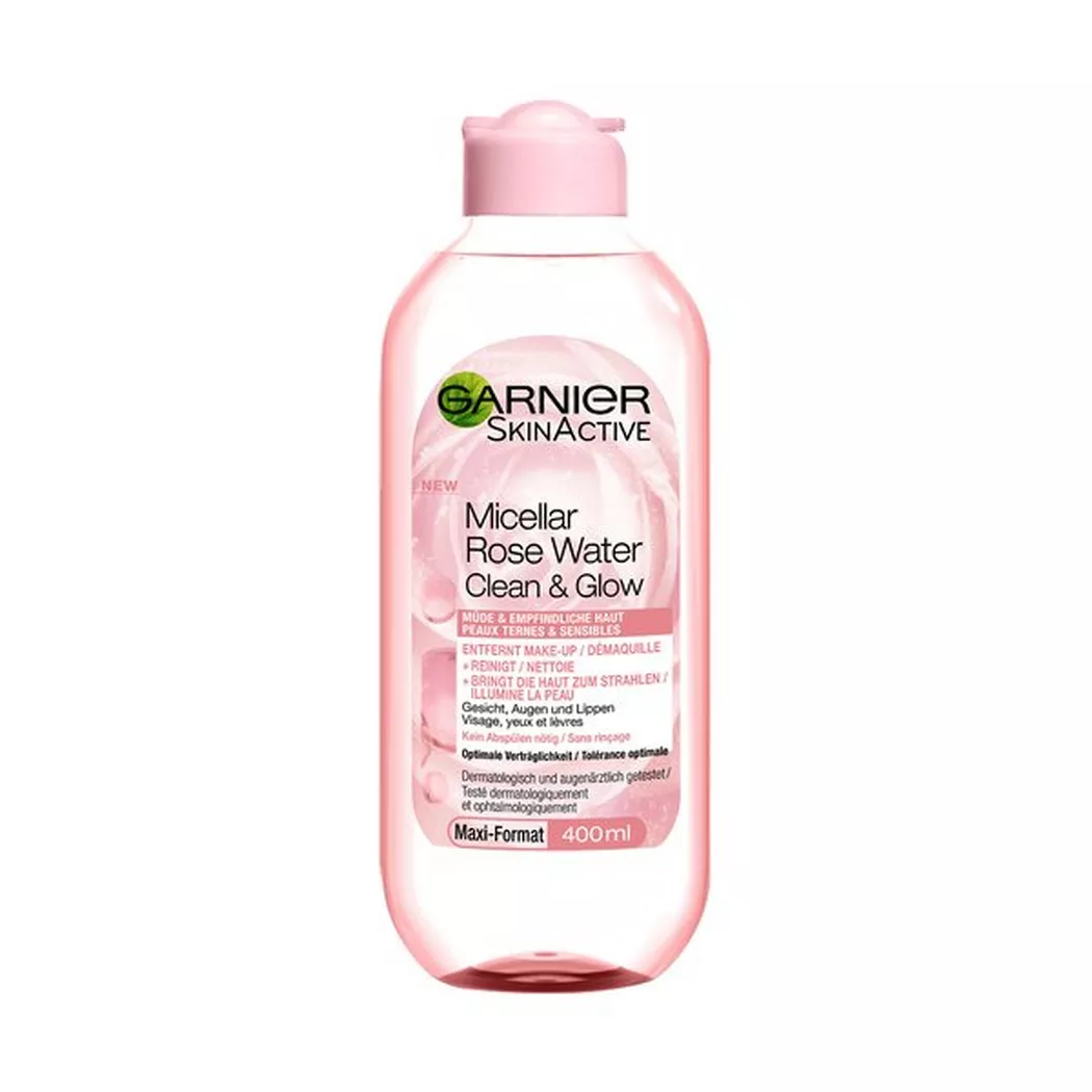 Garnier - Mizellen Reinigungswasser All-in-1 mit Rosenwasser, 400 ml