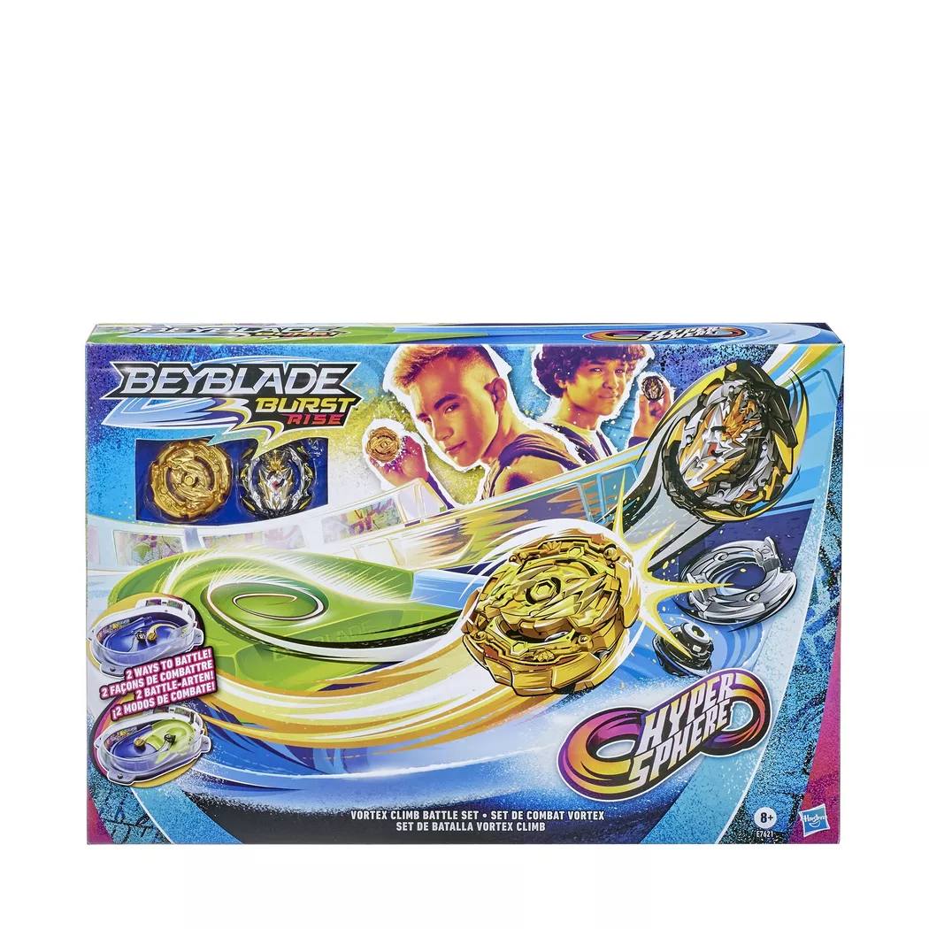 Hasbro - Beyblade Burst Rise Hypersphere Vortex Climb Battle Set, Multicolor