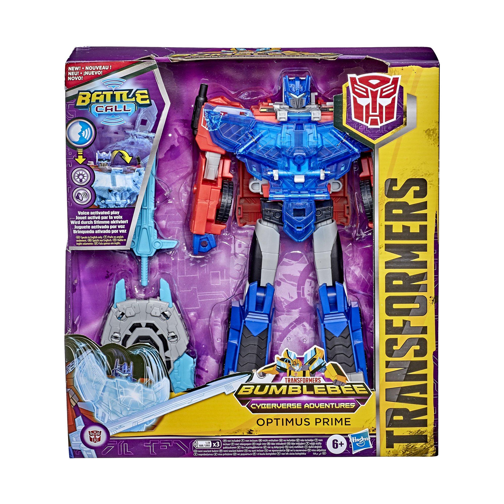 Image of Transformers Bumblebee Cyberverse Adventures Officer-klasse Optimus Prime Unisex Multicolor