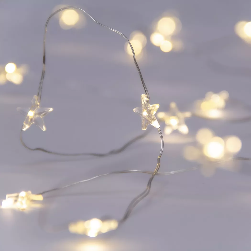 Manor - Weihnachtliche Leuchtdeko, 5m, Weiss