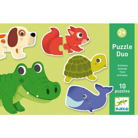 Djeco  Puzzle Duo Animali 