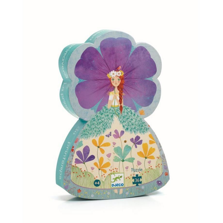Djeco  Puzzle Princesse Printemps, 36 pièces 