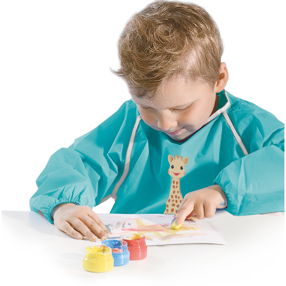 SES  Cartellini a colori con le dita, Sophie la girafe 