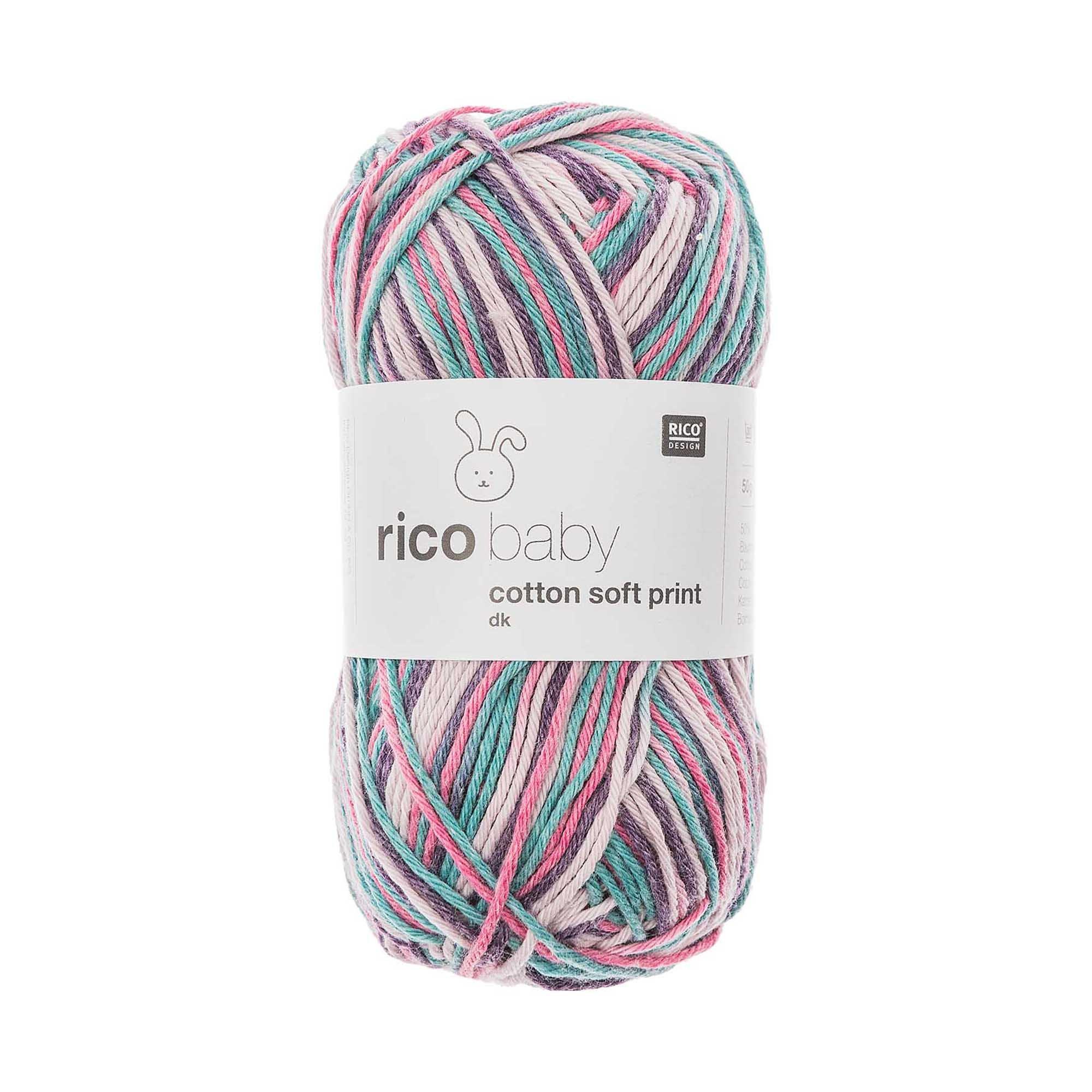 RICO-Design Fil à tricoter Baby Cotton Soft Print DK 

 