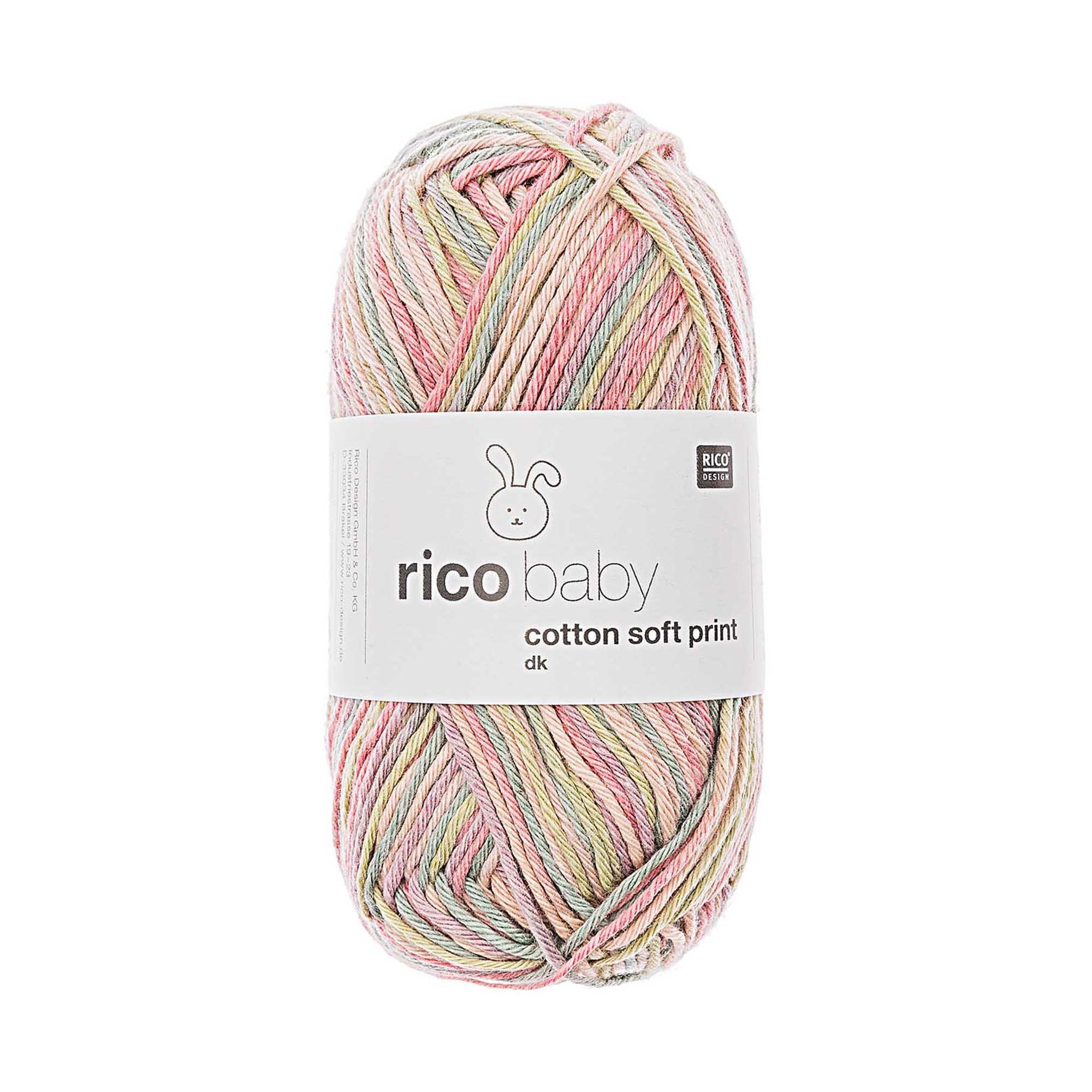 RICO-Design Filo per maglieria Baby Cotton Soft Print DK 

 