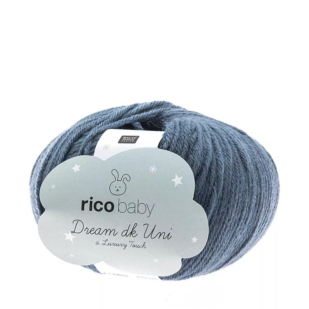 RICO-Design - Fil à tricoter, 115M, Bleu